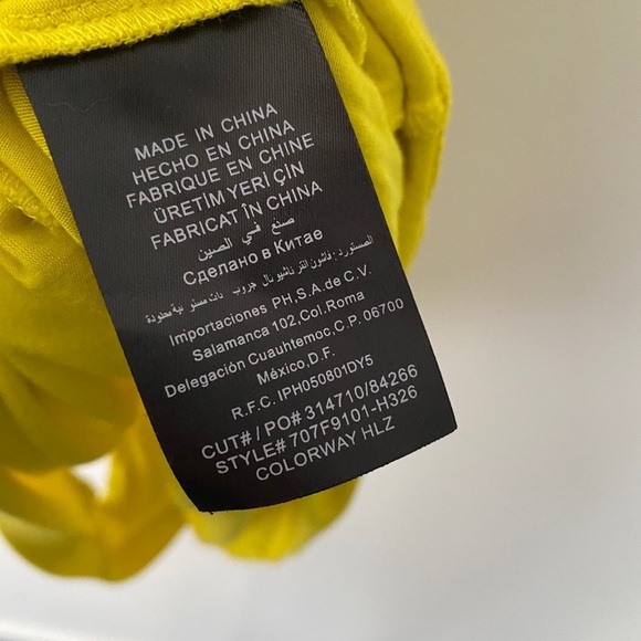 Kardashians for Bebe Collection Neon Yellow Romper | Sleeveless | Deep V Plunge - Picture 10 of 14